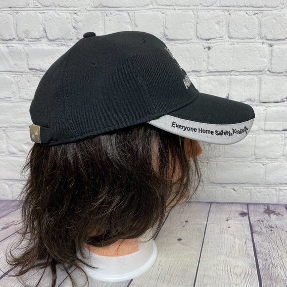 Oilfield Hat Cap Strap Back Black Gray Albian Sands Fort McMurray Alberta Oil - Picture 4 of 8